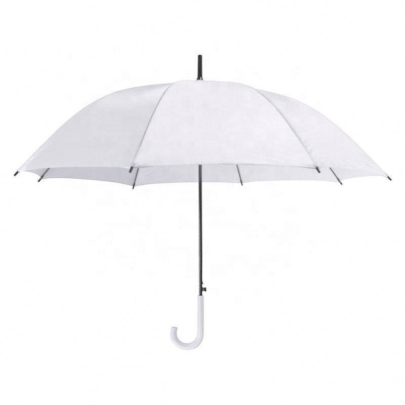 Custom Waterproof White Umbrella 100 PCS Printing No Minimum