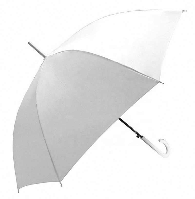 Custom Waterproof White Umbrella 100 PCS Printing No Minimum