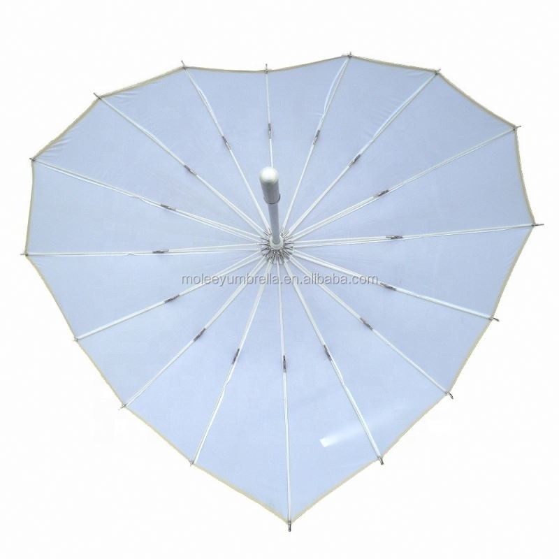 Chinese Supplier Provide Full Length Imports White Wedding Umbrellas For Wholesale