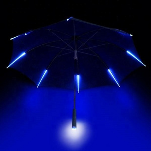 China Manufacturer Wholesale Fashion Light Glow In The Dark Clear Led Umbrella