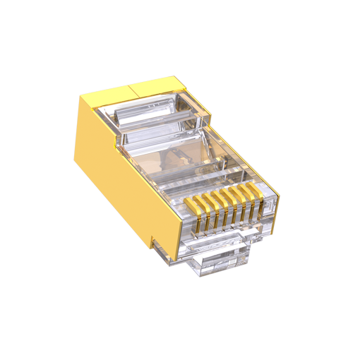 RJ45 PLUG  Cat6 Cat5 Rg45 Metal 8 Pin Ethernet Rj45 Connector Cat6A CAT5 Modular Plug Network Connector for  Cat5e Cat6  Cable