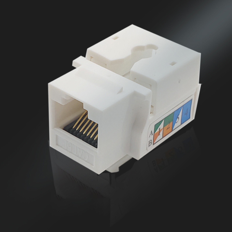 Cat5E Keystone RJ45 gold-plated  Unshielded Pin modular