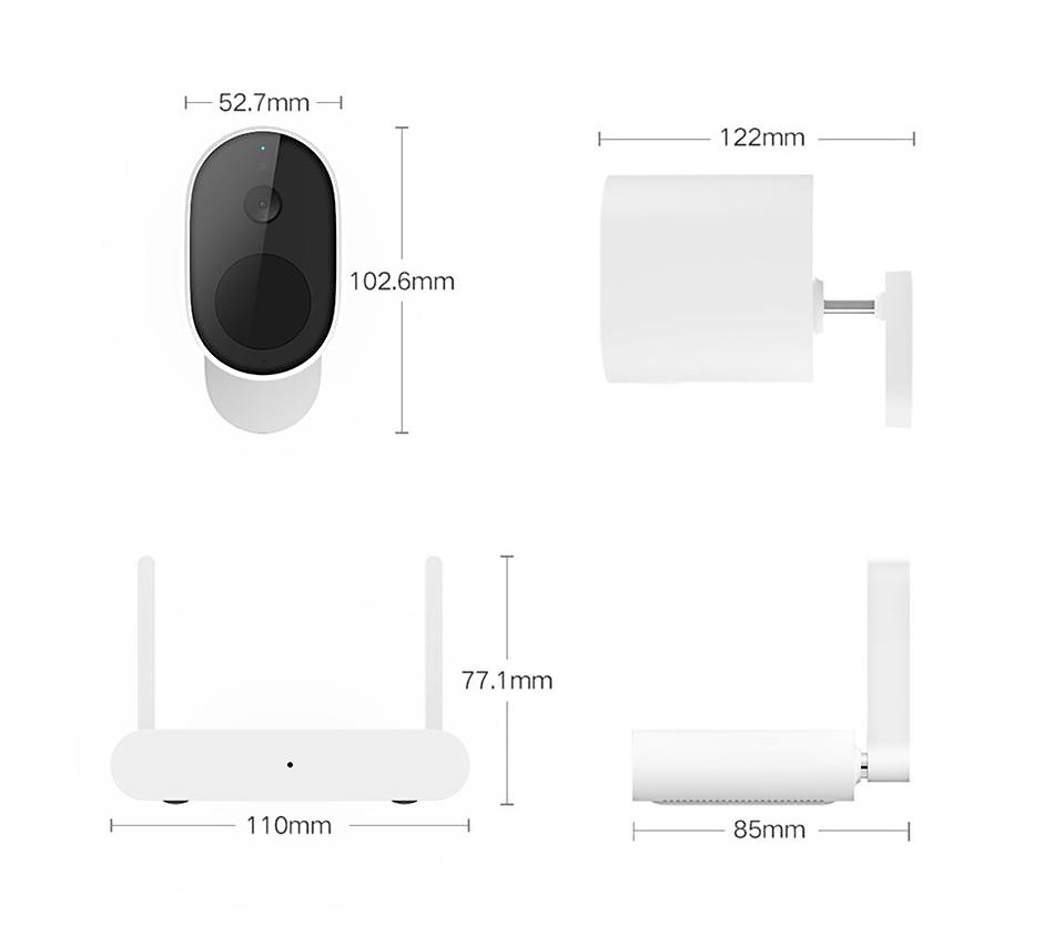 Global Version Xiaomi Mi Wireless Outdoor Security IP Camera 5700mAh Battery 1080p Smart Home Waterproof Night Vision IP Camera