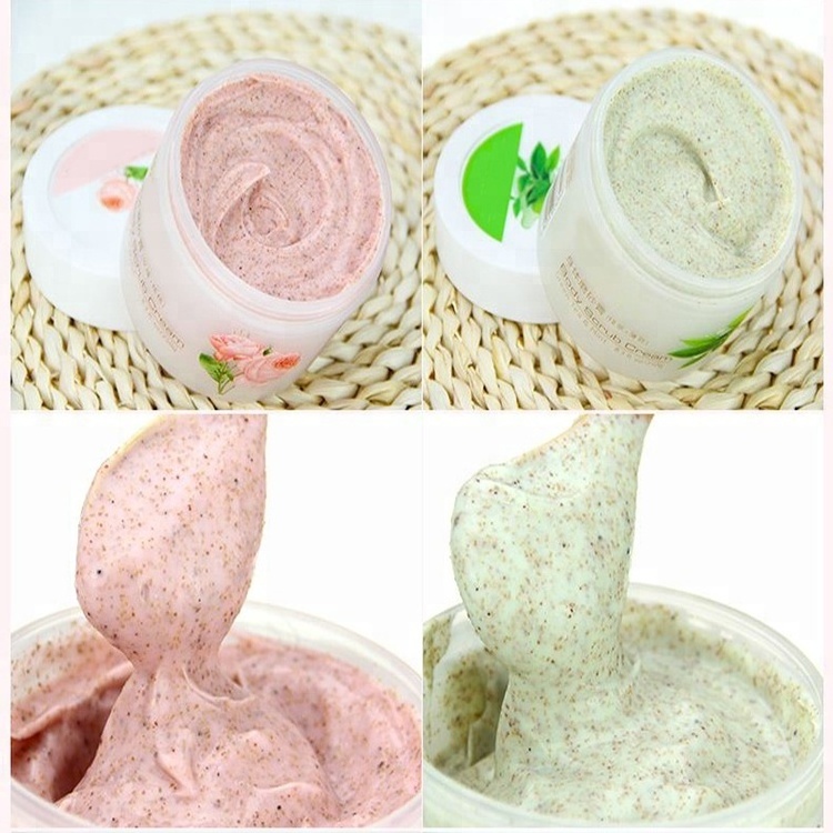 100% Nature Mineral Facial Exfoliating Scrub Anti Aging Wholesale Bamboo Charcoal Avocado cranberry peach Scrub Body face Scrub