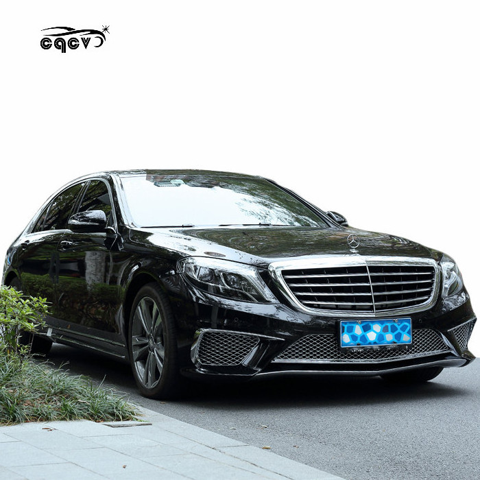 Body kit for new Mercedes Benz s class w222 in S65 style front bumper rear bumper and side skirts facelift car accessories