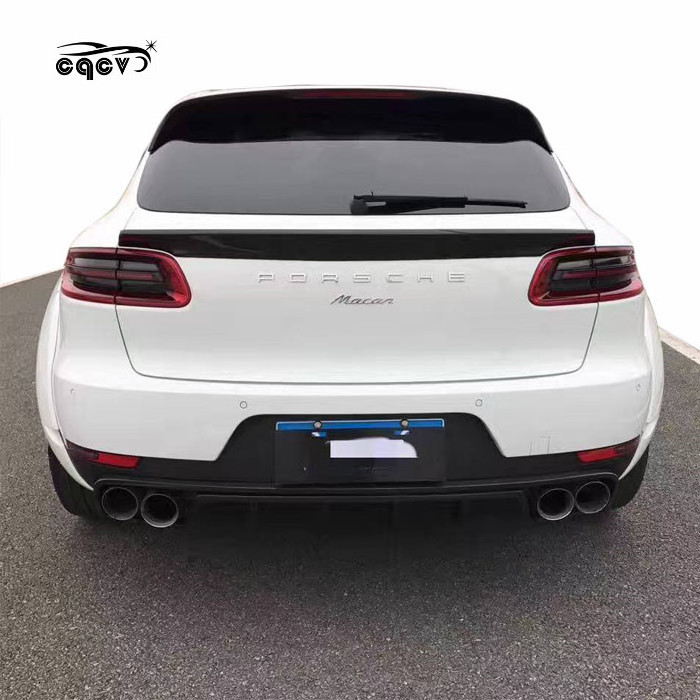 Body kit for Porsche macan in PD style wide flare fenders front bumper rear diffuser side skirts and wing/trunk spoiler facelift