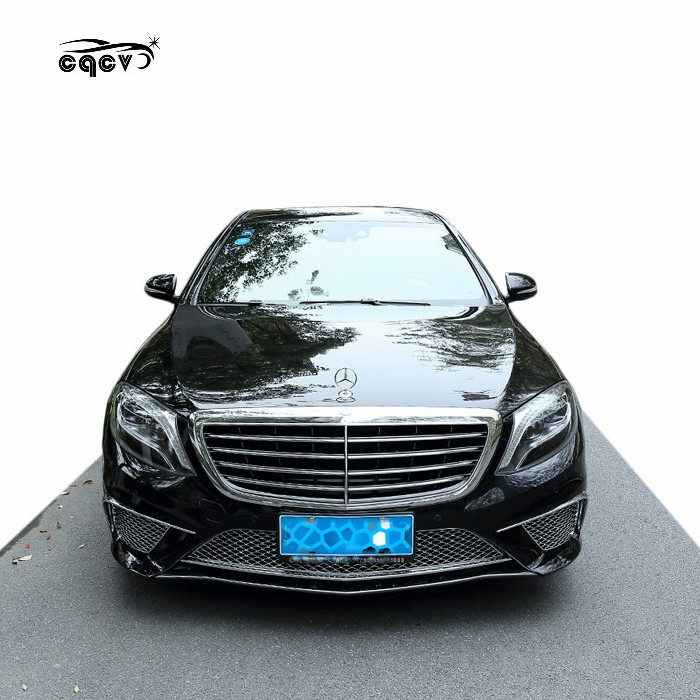 Body kit for new Mercedes Benz s class w222 in S65 style front bumper rear bumper and side skirts facelift car accessories