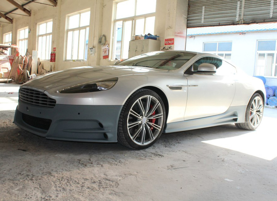 for Aston DB9 conversion body kit MS facelift front bumper side skirts rear bumper