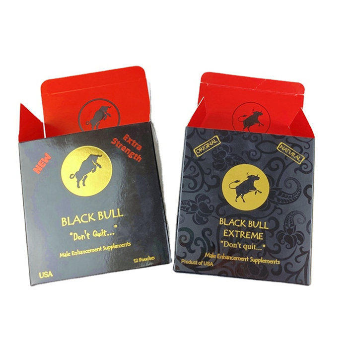 Hot Sale Gold Royal Honey For Men Vip Rhino Male Sexual Enhancement Honey Display paper Box Packaging