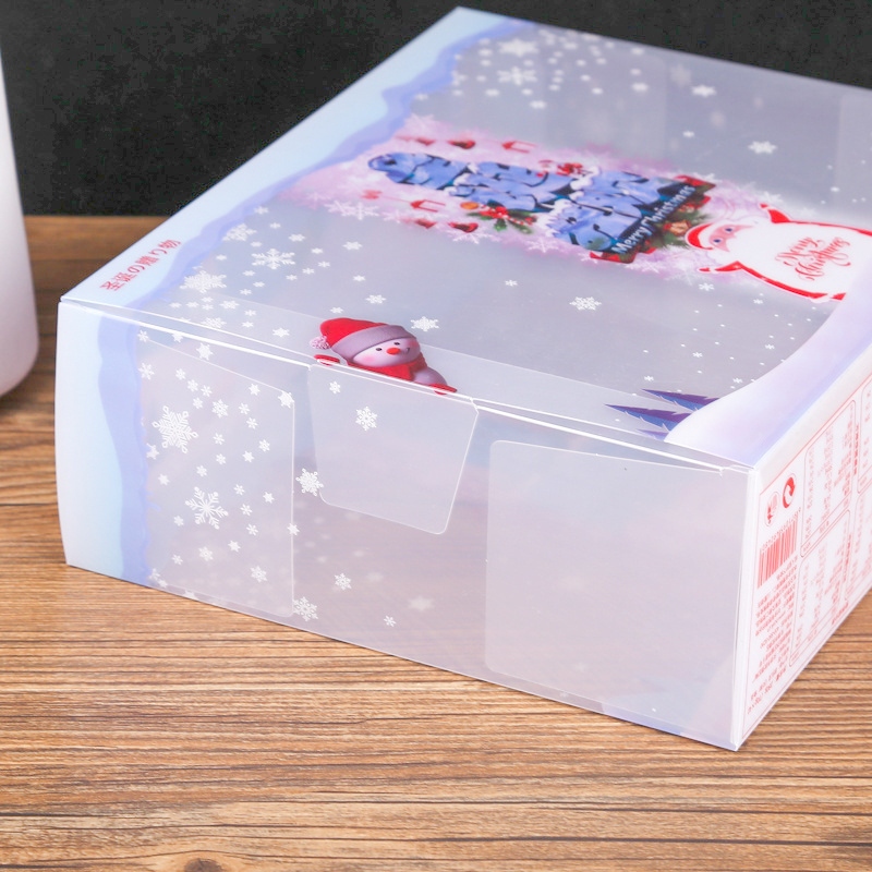 Baili Hot Sales Cheap PVC Clear Foldable Plastic Box Custom PET Plastic Box Packaging