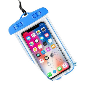 Wholesale Factory Universal pvc waterproof smartphone bag clear water proof phone case With Lanyard