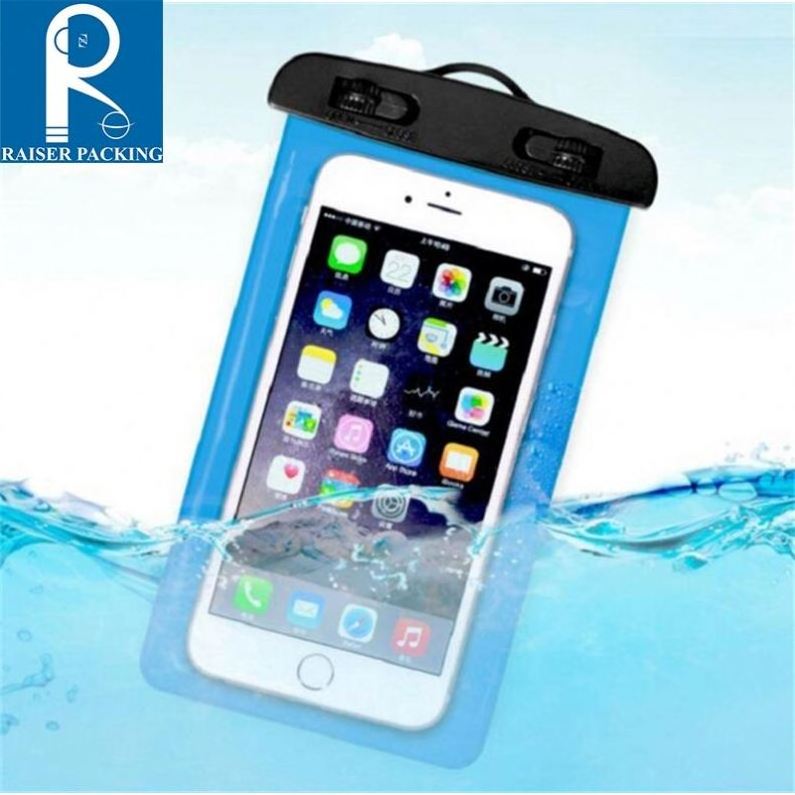 Wholesale Factory Universal pvc waterproof smartphone bag clear water proof phone case With Lanyard