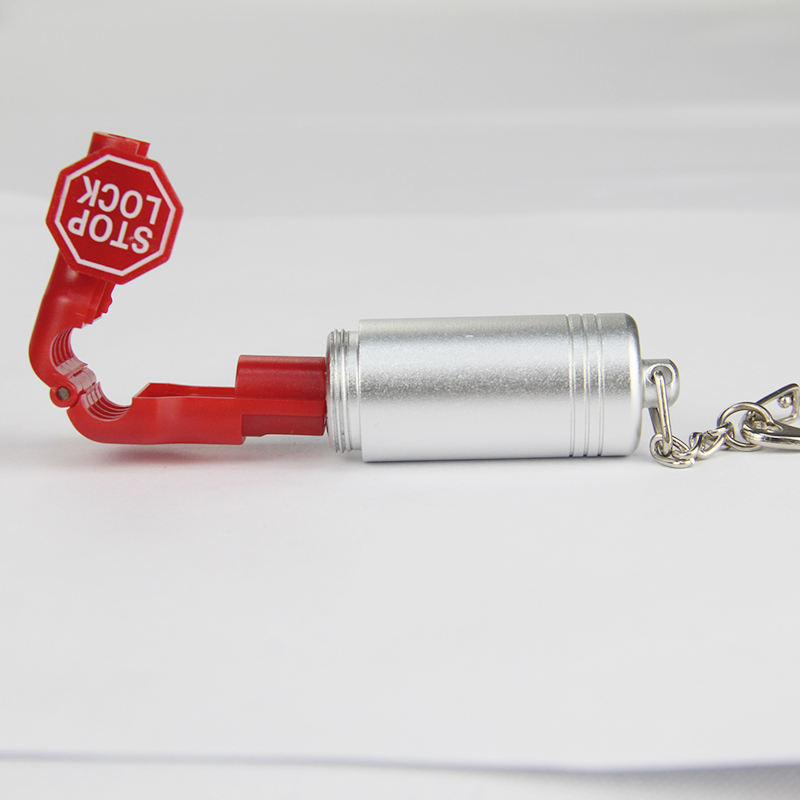 Red Stop Lock 6mm 5mm 4mm Retail Store Anti Theft Display Security Slat Wall Hook Lock Peg board Hook Stop Lock