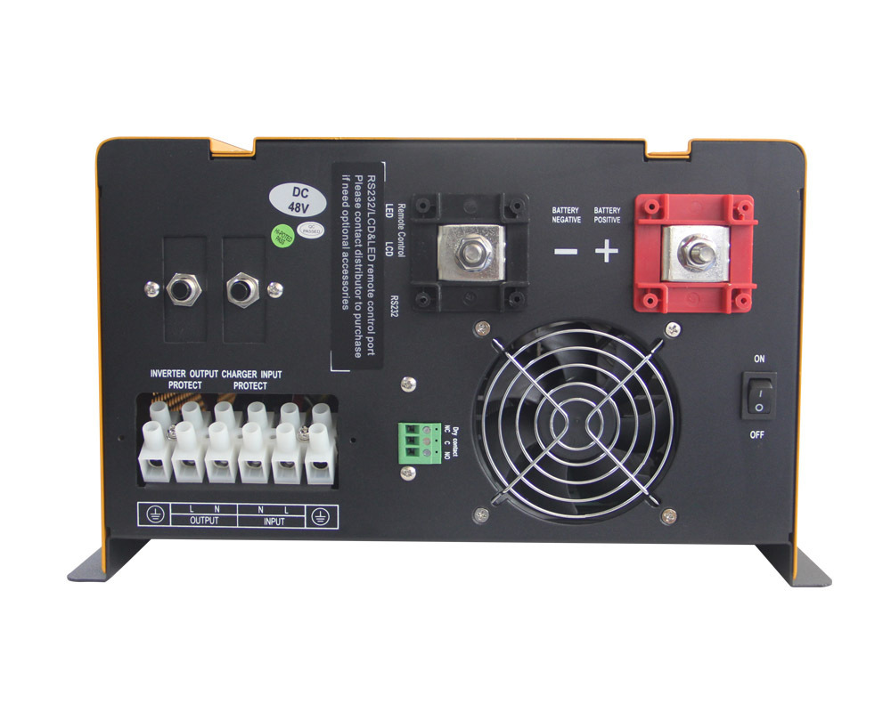 DC to AC pure sine wave 3000W 4000W 5000W 6000W low frequency inverter + toroidal transformer 12V 24V 48V