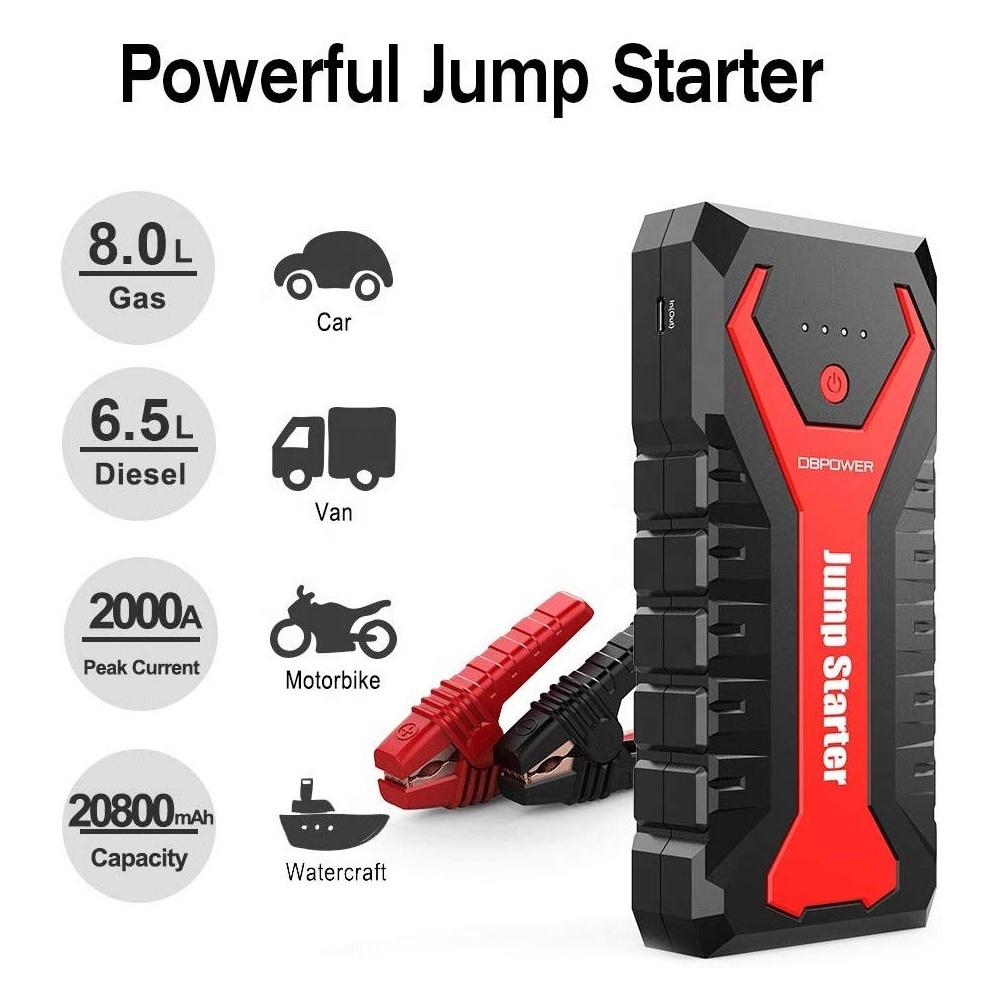 DBPOWER 20800Mah 2000 Aldi Amp Jump Starter Battery Starter Car Jump