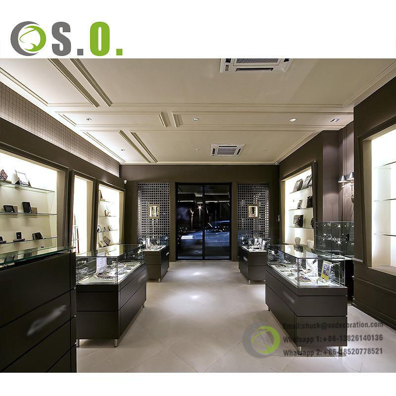 Hot Sale Jewelry Display Cabinet and Used Glass Showcases and Display Cases for Jewelry Showcase Jewelry Shop Display