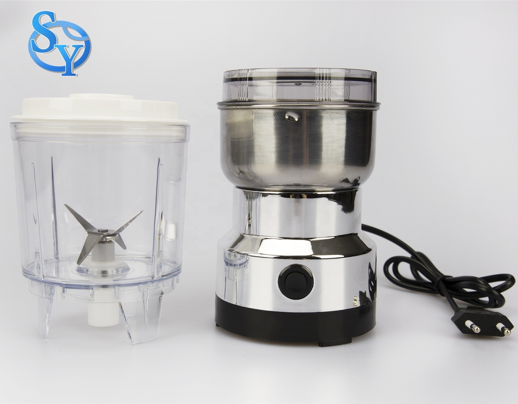 Multifunction Smash Machine Spice Coffee Grinder Portable Fast Grinding Electric Dry Grain Mill for Spices Cereals Coffee