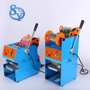 Top Seller Cup Sealer Machine 220v/110v 75pcs/min Container Sealing Machine Machine Sealing