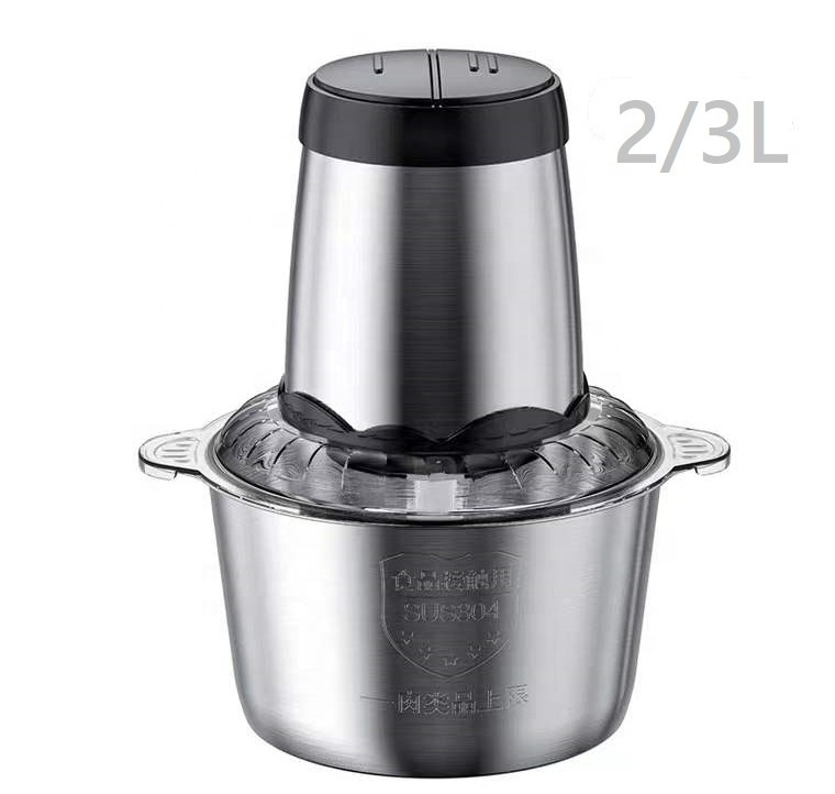 2L, 3L Factory Price SS304 Electric Food Chopper Kitchen Parts Machine Mincer Meat Grinders