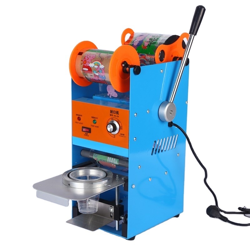 Ce Certificate Manual Plastic Cup Sealer 80/90/95mm Hand Bubble Tea Paper Cup Sealing Machine