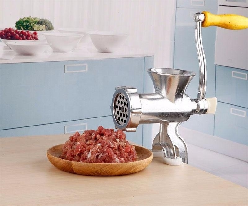 Factory Price 6 In 1 Mincer Meat Grinder Aluminum Alloy Manual Portable Meat Grinder