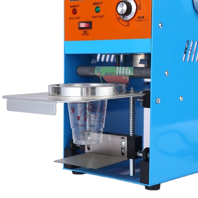 Ce Certificate Manual Plastic Cup Sealer 80/90/95mm Hand Bubble Tea Paper Cup Sealing Machine