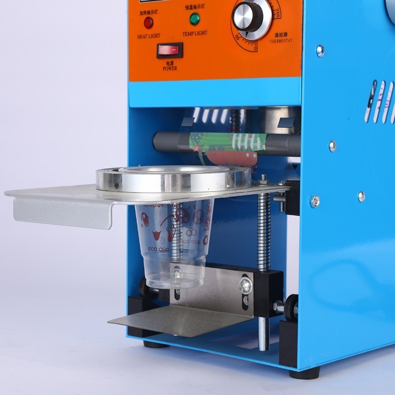 International Standard 95/90/75mm Plastic Cup Sealer Machine 75pcs/min Automatic Cup Sealer