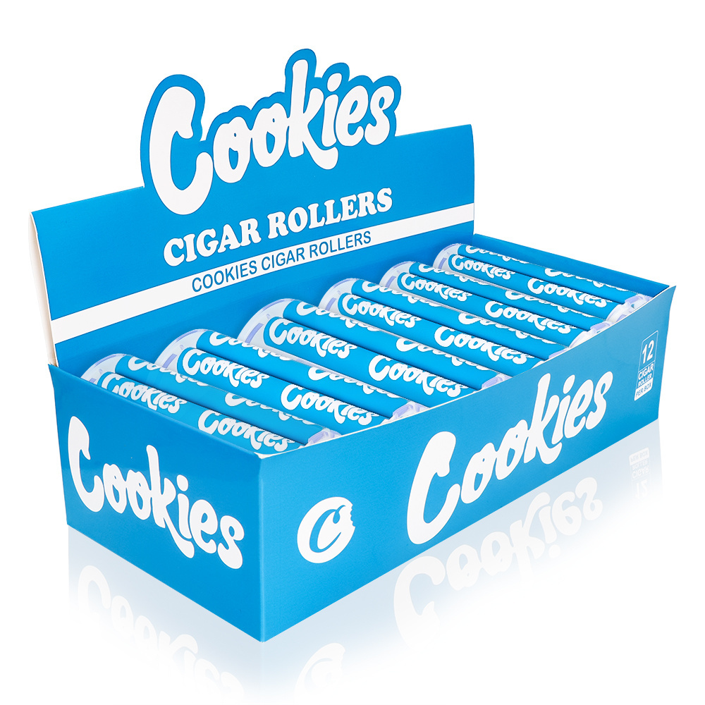 Cookie Brand 110mm Curved Plastic Cigarette Machine with Grinder Tobacco roller Accessories