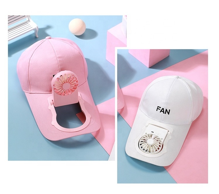 Hats With Fans Powered Clip On Cap Solar Fan Sun Hat