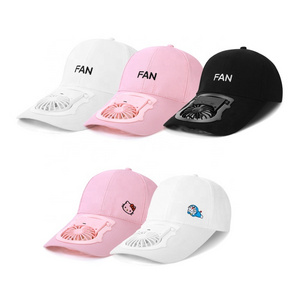 Hats With Fans Powered Clip On Cap Solar Fan Sun Hat