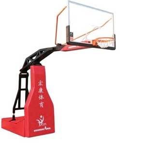 Highly quality basketball stand professional basketball backstop with fiberglass basketball backboard