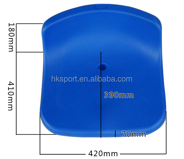 low-backrest HDPE plastic seats  stadium chairs, football sport stadium seats  stadium bleachers