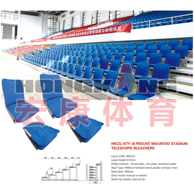 Movable Indoor Bleachers Event Aluminum Bench Stadium Folding Outdoor Steel Injection Molding Seats Bravo Stage Seating for Sale