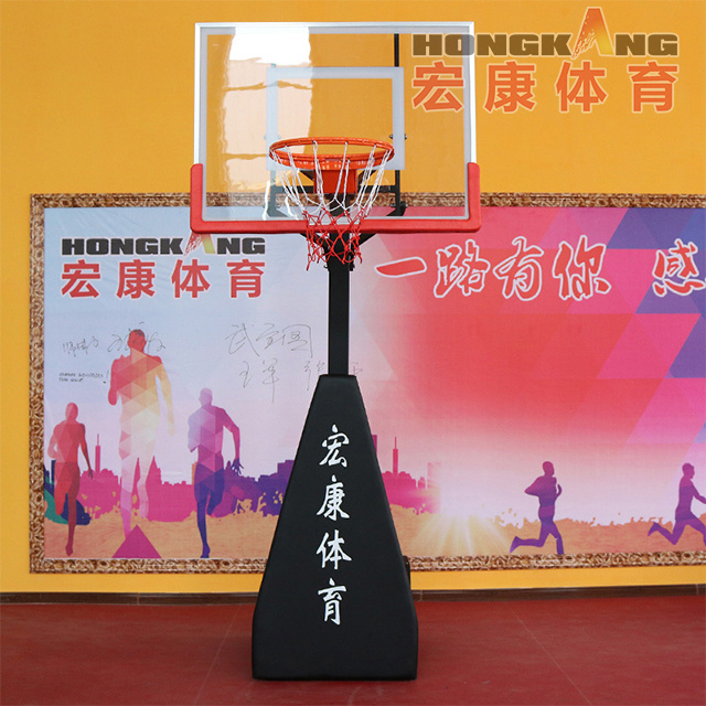 Hongkang indoor mini portable basketball hoop outdoor basketball stand cheap price basketball backstop for sale