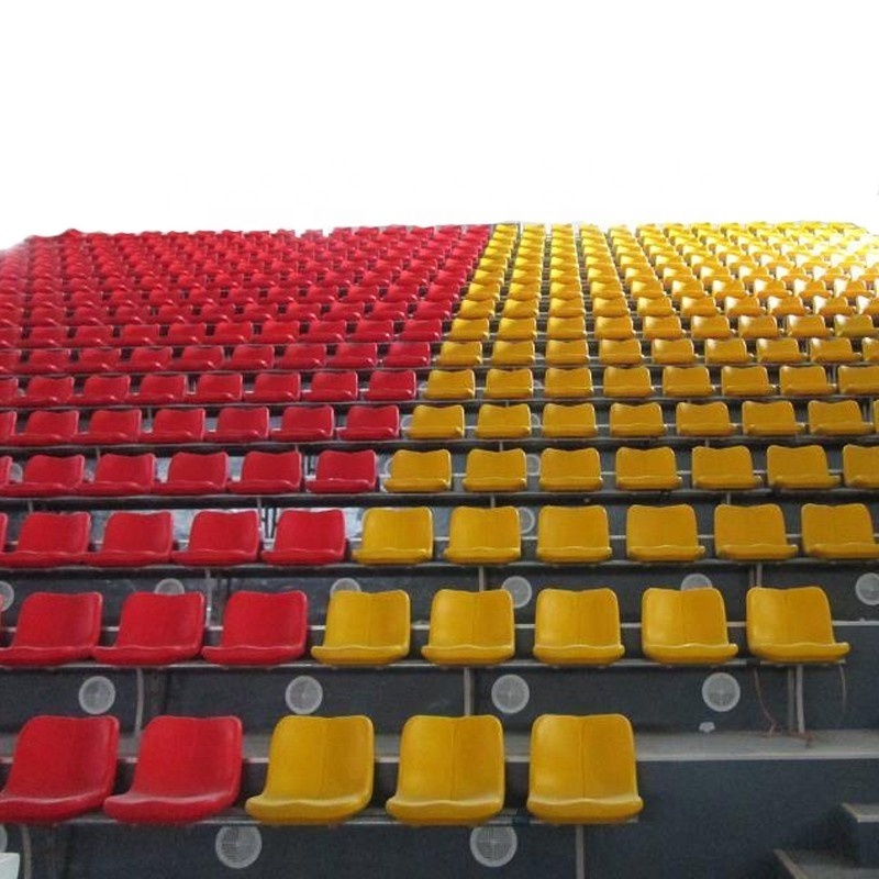 High quality HDPE plastic grandstand bleachers Seat football and basketball stadium seats chair for sale