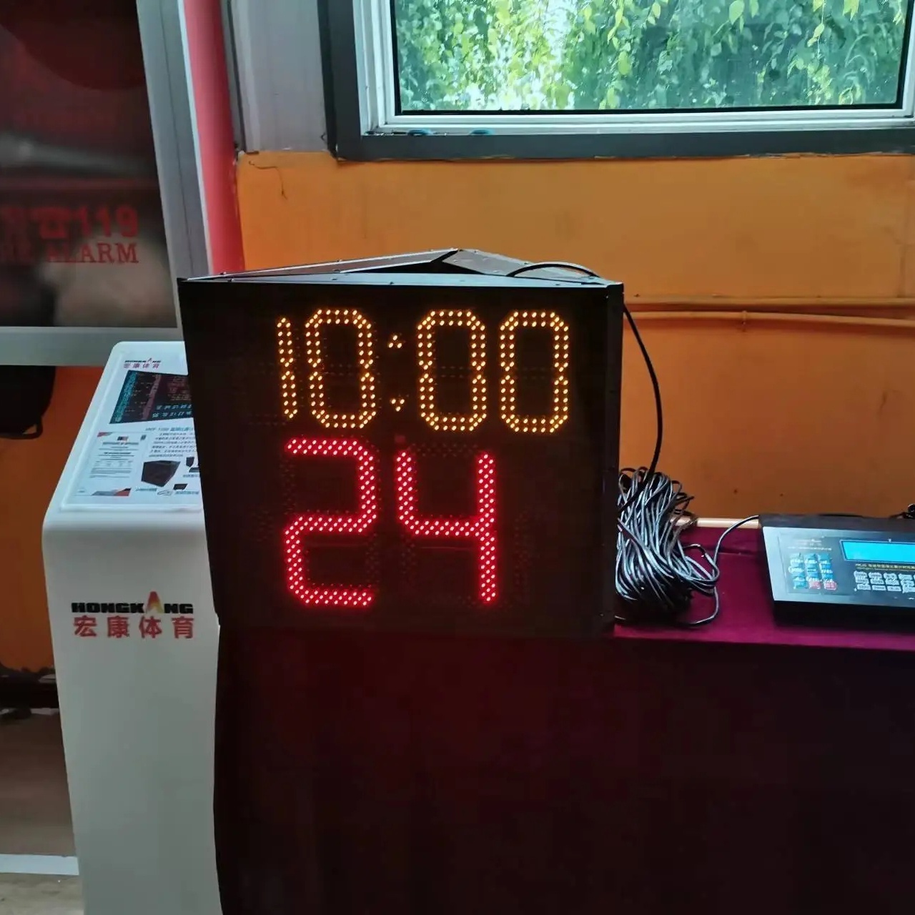 Factory price electronic led basketball scoreboard digital signage basketball scoreboard with shot clocks for sale