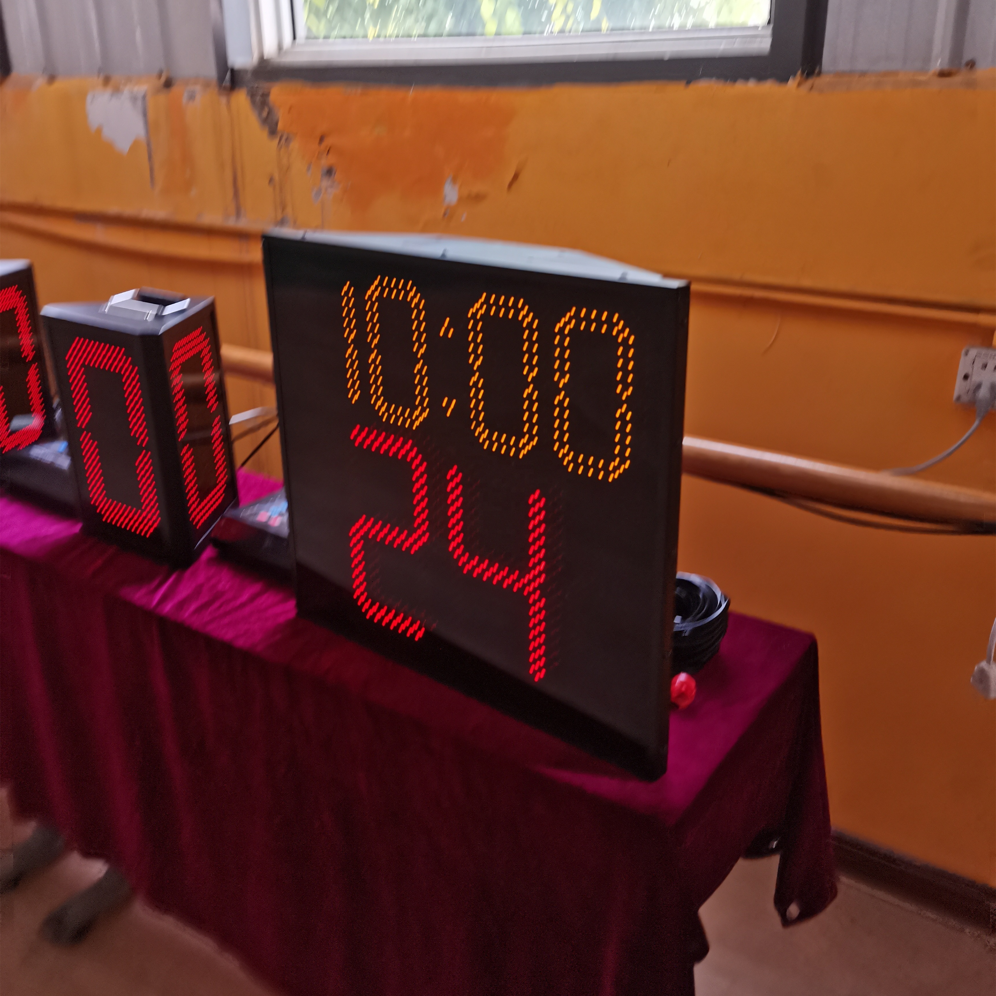 Indoor Game Electronic Wall Mounted Large LED Digital Basketball Scoreboard with Shot Clock