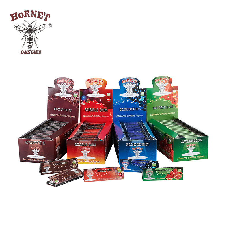 Smoke PREMIUM SLIM Smoking Rolling Paper Hornet Smoking Papers Hemp Rolling Paper Flavored