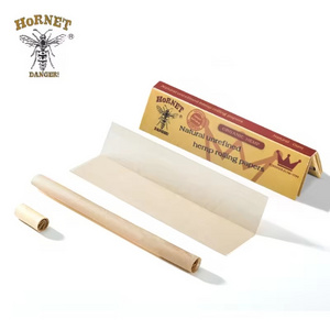 Brand hemp rolling papers smoking filter tips hornet king size slim nature gum