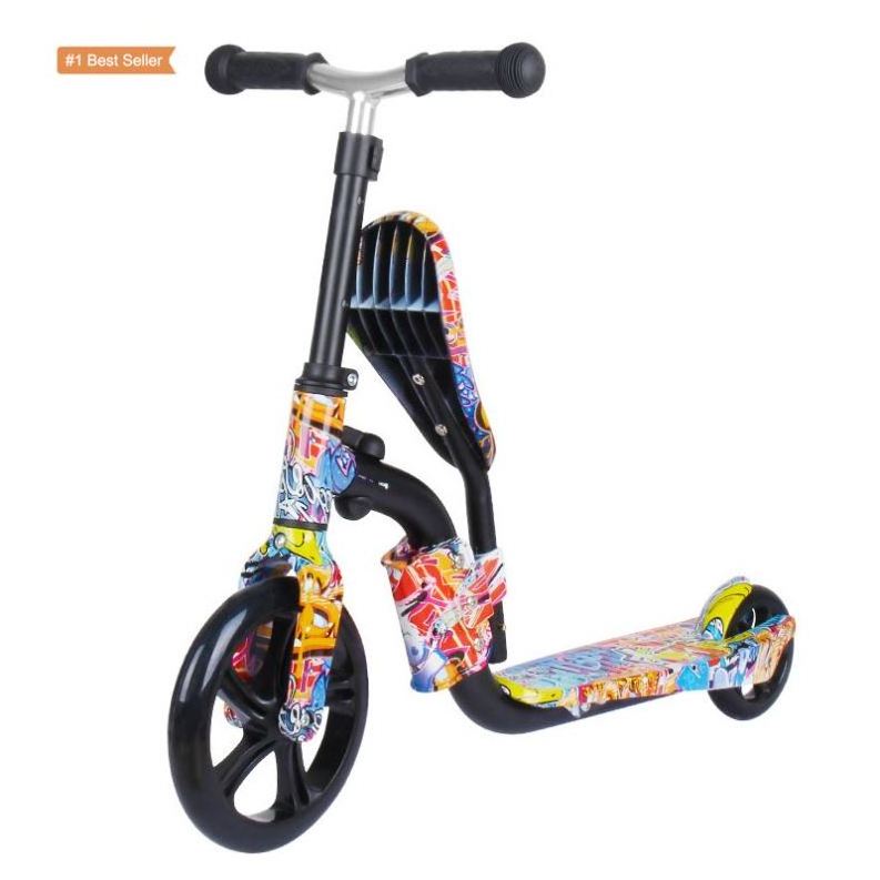 Istaride Factory Wholesale 2 In 1 Children'S Balance Cheap Kick Scooter With Seat 2 Wheels For Kids Outdoor Scooter