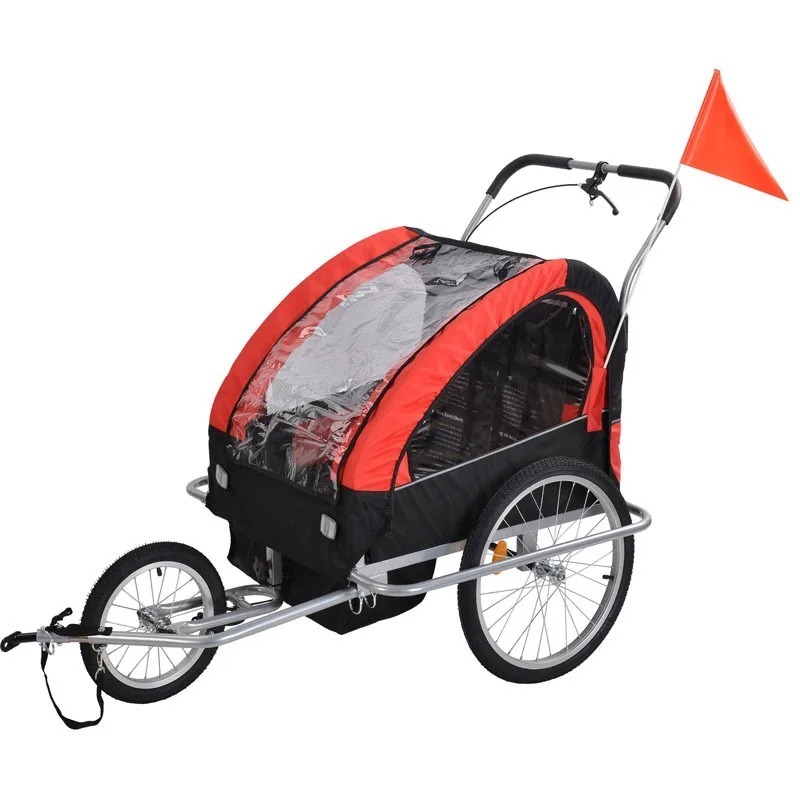 IstaridePulling Carts Trolley Pet Bike Trailer Load Bearing 40kg Suitable for Big and Small Dogs Folding Storage Pet Carrier