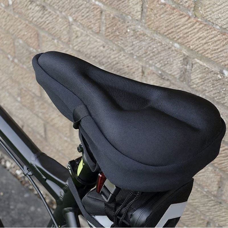 Istaride Bicycle Saddle Men Women Thicken MTB Road Bike Saddle Hollow Breathable Comfortable Soft Cycling Bike Seat Cover