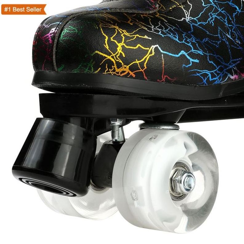 Istaride Wholesale Paten Pu Leather Roller Skates Shoes Pattini In Linea Hardwearing & Breathable Kasut Roda Roller Skate