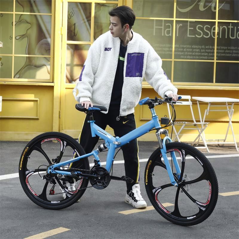 Istaride China 26 Inch Light Weight Folding Mountain Bicycle Basikal Lipat 21 Speed Adult Foldable And Road Bike