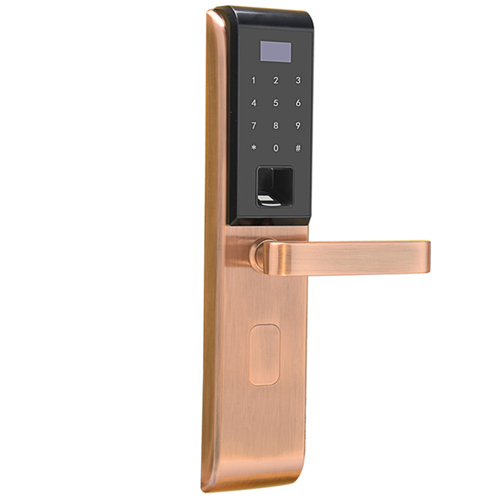 Advanced Smart Door Lock Scanner Keypad Double Sided Biometric Fingerprint Door Lock