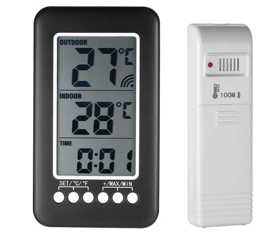 Radio Clock of Weather Station Thermometer Wireless Thermometer Home Indoor Outdoor