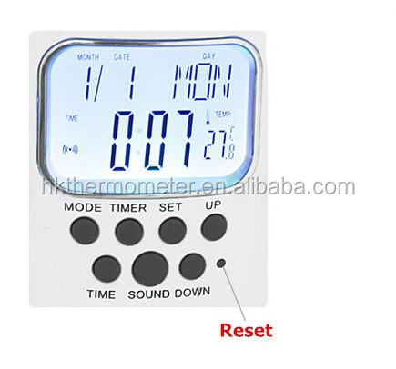 High Quality Digital Table Clock Plastic Pen Holder with Clock