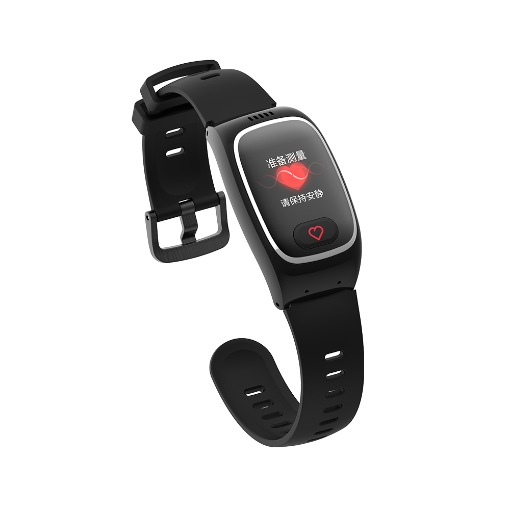 Free App 4G GPS Elderly Care Bracelet Temperature Heart Rate Monitor Waterproof Locator Remote Features GSM Cellular LBS