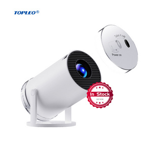 Topleo HY300 projector head light with eyes smart projectors Screen 3D Hologram portable mini out door 4k android projector