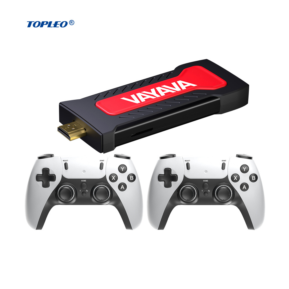 Topleo free shipping Game Stick Console classic retro Video mini arcade 4k quick push portable game consoles game stick